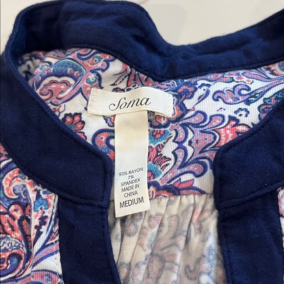 Soma pajamas, 4 pieces. 1!Long sleeve & 1 sleeveless. Pants, pockets & elastic - Picture 12 of 15